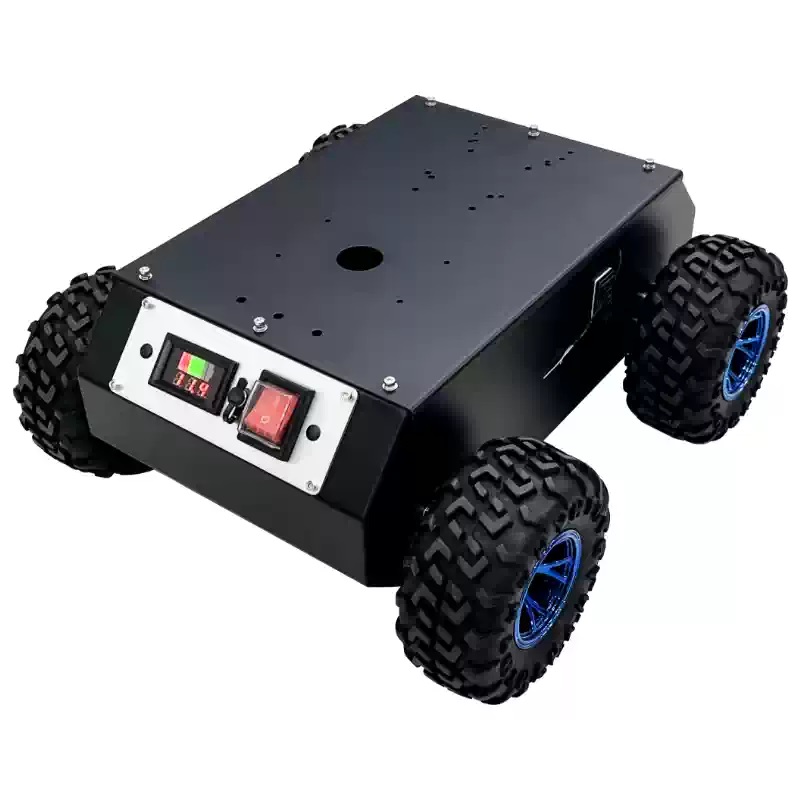 4WD ঘেরা ইস্পাত চাকার রোবট চ্যাসিস